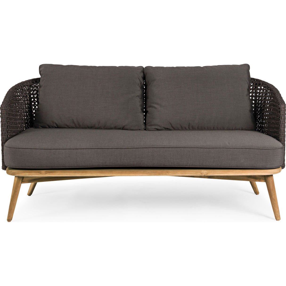 Outdoor Sofa Ninfa 2-3 Plätze mit Kissen Dunkel - ZEN ZONE