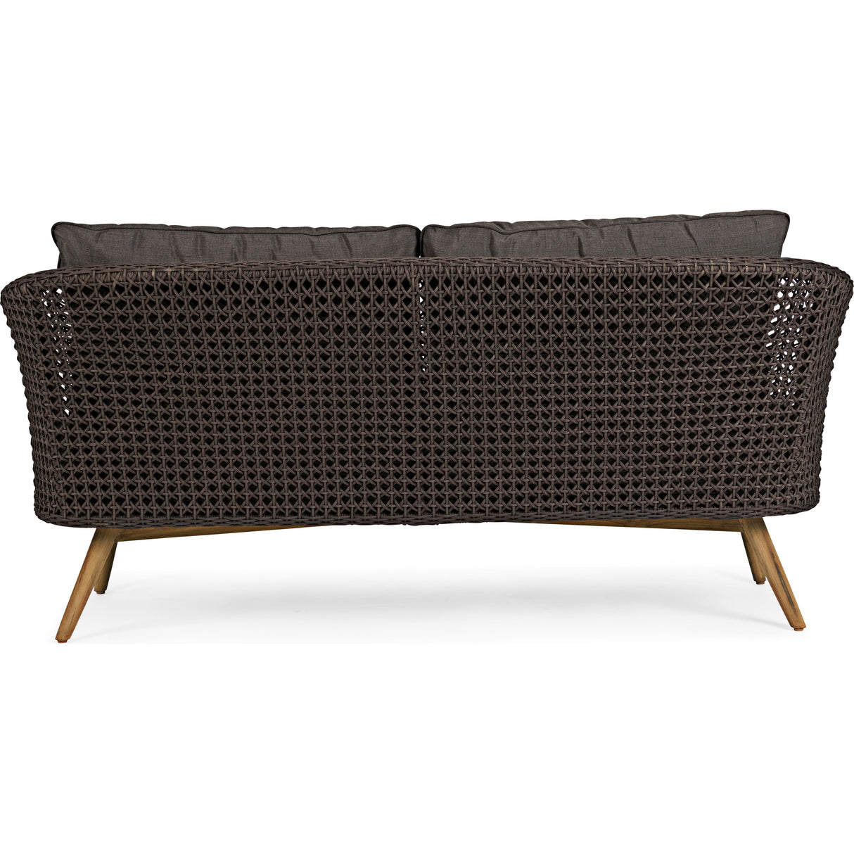 Outdoor Sofa Ninfa 2-3 Plätze mit Kissen Dunkel - ZEN ZONE