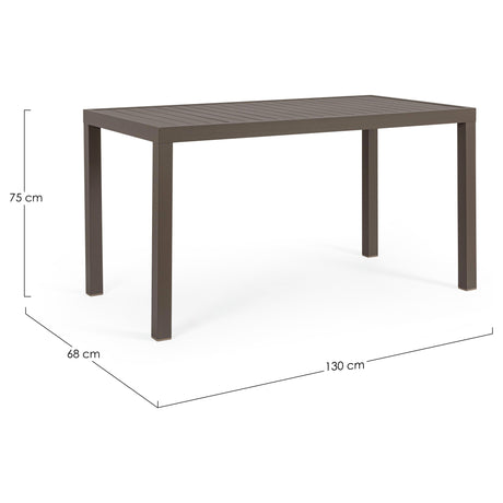 Gartentisch Hilde 130x68x75 Coffee YK14 - ZEN ZONE