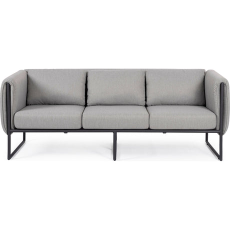 Outdoor Sofa 3 Plätze mit Kissen Pixel Graphite - ZEN ZONE