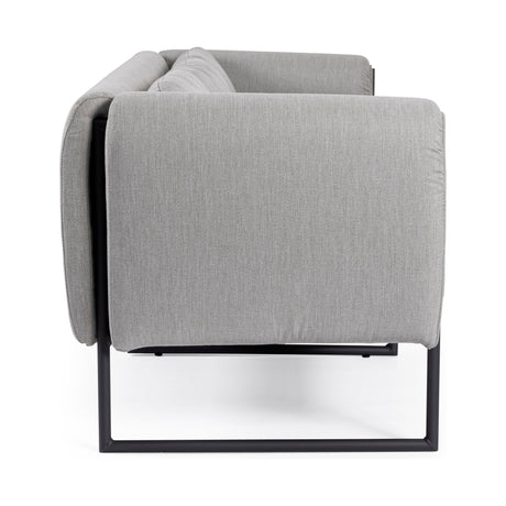 Outdoor Sofa 3 Plätze mit Kissen Pixel Graphite - ZEN ZONE