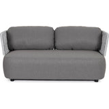 Outdoor Sofa 2 Plätze mit Kissen Palmer Weiß/Grau - ZEN ZONE