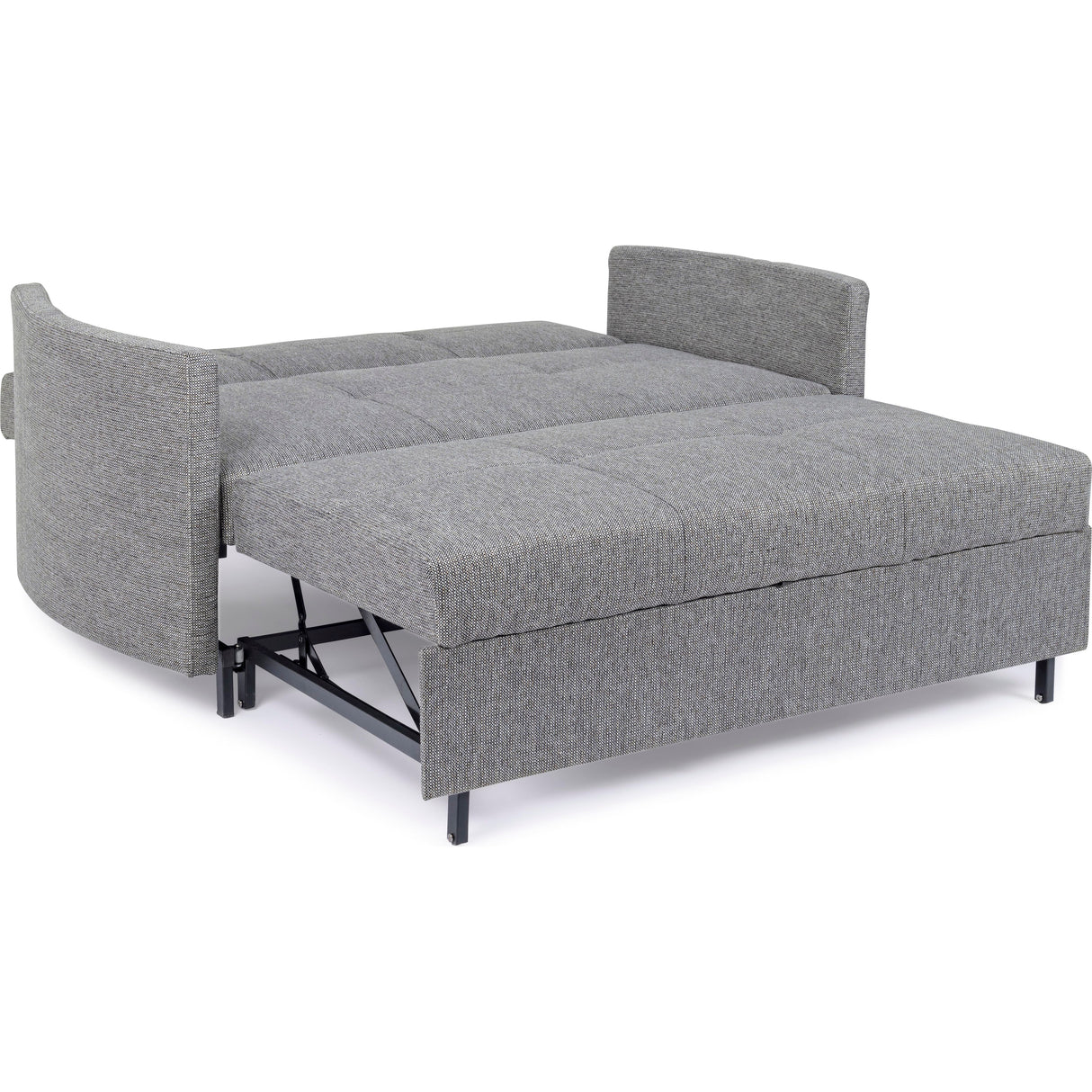 Bettsofa Clayton mit Kissen Schwarz-Grau - ZEN ZONE