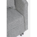 Bettsofa Clayton mit Kissen Schwarz-Grau - ZEN ZONE