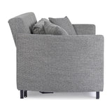 Bettsofa Clayton mit Kissen Schwarz-Grau - ZEN ZONE