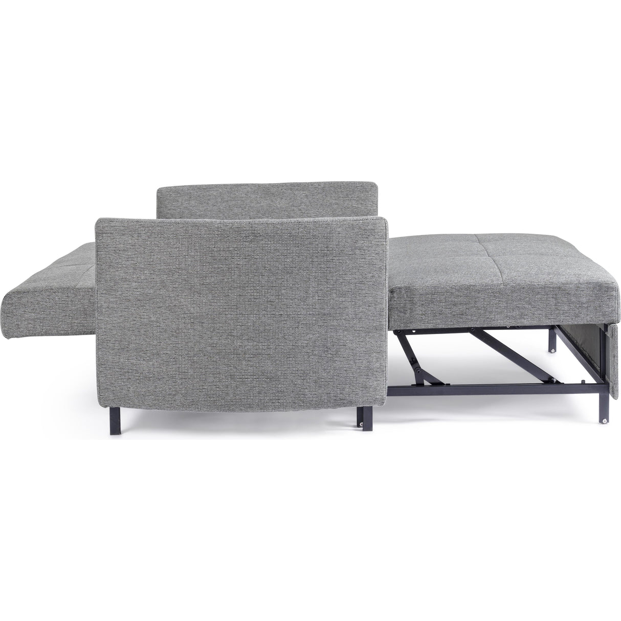 Bettsofa Clayton mit Kissen Schwarz-Grau - ZEN ZONE