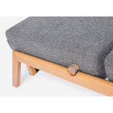 Bettsofa 2-Sitzer Hayden Grau - ZEN ZONE