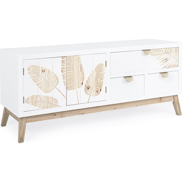 TV Sideboard Folium mit 2 Türen und 3 Schubladen - ZEN ZONE