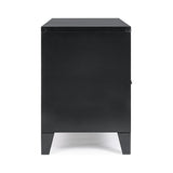 TV Sideboard Cambridge mit 2 Türen Schwarz - ZEN ZONE