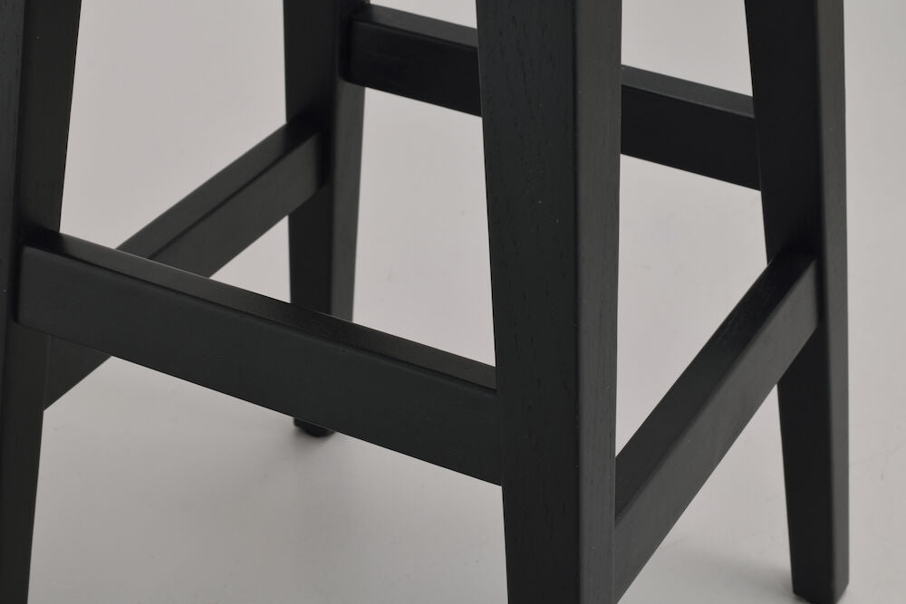 AUSTIN Hocker Schwarz 35x35x65cm - ZEN ZONE Furniture