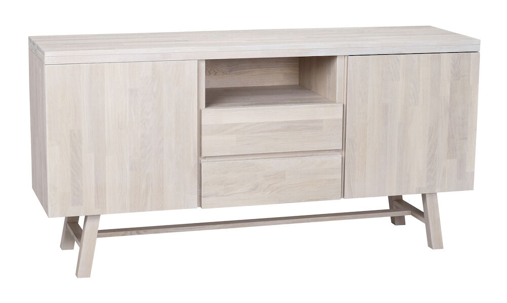 BROOKLYN Sideboard Weiß pigmentiert 160x45x80cm - ZEN ZONE Furniture