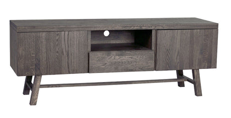 BROOKLYN TV-Bank Dunkelbraun 160x45x60cm - ZEN ZONE Furniture