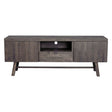 BROOKLYN TV-Bank Dunkelbraun 160x45x60cm - ZEN ZONE Furniture