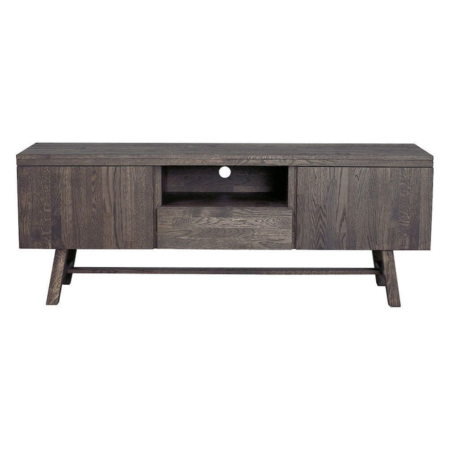 BROOKLYN TV-Bank Dunkelbraun 160x45x60cm - ZEN ZONE Furniture