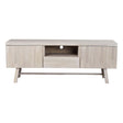 BROOKLYN TV-Bank Weiß pigmentiert 160x45x60cm - ZEN ZONE Furniture