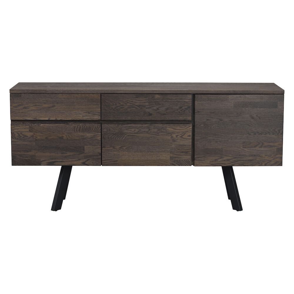 FRED Sideboard Dunkelbraun/Schwarz 170x42x79cm - ZEN ZONE Furniture