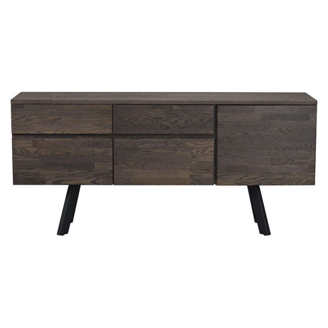 FRED Sideboard Dunkelbraun/Schwarz 170x42x79cm - ZEN ZONE Furniture