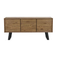 MELVILLE Sideboard Braun/Schwarz 160x45x73cm - ZEN ZONE Furniture