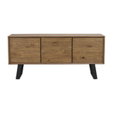 MELVILLE Sideboard Braun/Schwarz 160x45x73cm - ZEN ZONE Furniture