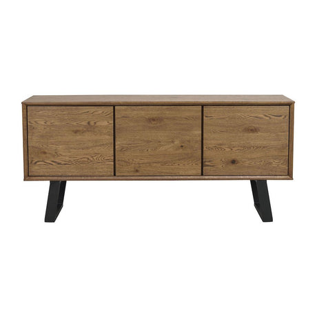 MELVILLE Sideboard Braun/Schwarz 160x45x73cm - ZEN ZONE Furniture