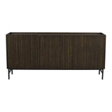 HALIFAX Sideboard Braun/Schwarz 160x40x75cm - ZEN ZONE Furniture