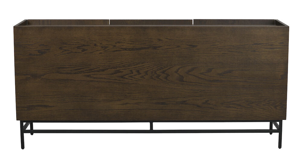 HALIFAX Sideboard Braun/Schwarz 160x40x75cm - ZEN ZONE Furniture