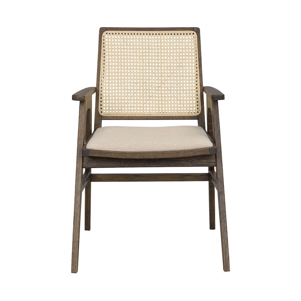 PRESTWICK Esszimmerstuhl Braun/Beige 60x63x88cm - ZEN ZONE