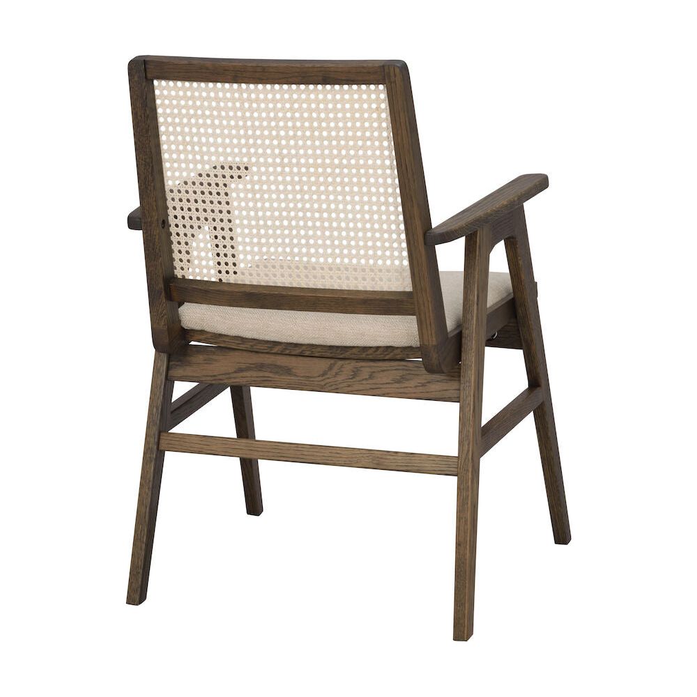 PRESTWICK Esszimmerstuhl Braun/Beige 60x63x88cm - ZEN ZONE