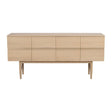 MORESBY Sideboard Weiß pigmentiert 160x40x75cm - ZEN ZONE Furniture