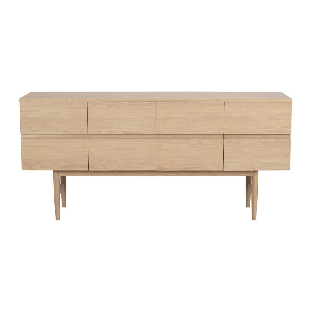 MORESBY Sideboard Weiß pigmentiert 160x40x75cm - ZEN ZONE Furniture