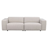 WILLARD Modulares Sofa Hellbeige 236x98x70cm - ZEN ZONE