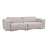 WILLARD Modulares Sofa Hellbeige 236x98x70cm - ZEN ZONE