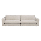 DUNCAN Modulares Sofa Hellgrau 258x103x78cm - ZEN ZONE