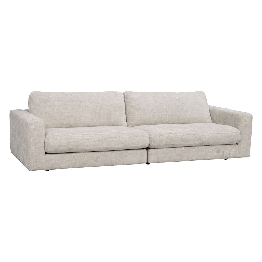 DUNCAN Modulares Sofa Hellgrau 258x103x78cm - ZEN ZONE