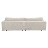 DUNCAN Modulares Sofa Hellgrau 258x103x78cm - ZEN ZONE