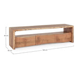 TV Sideboard Eneas mit 3 Schubladen niedrig - ZEN ZONE