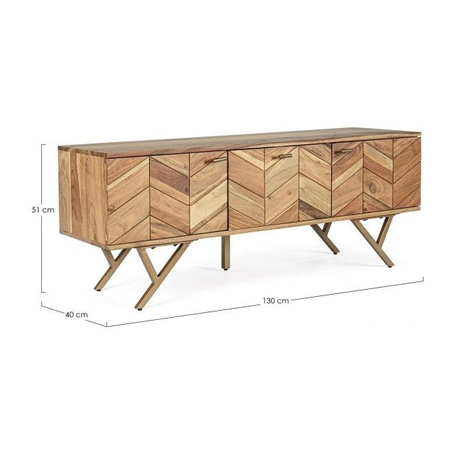 TV Sideboard Raida mit 3 Türen - ZEN ZONE