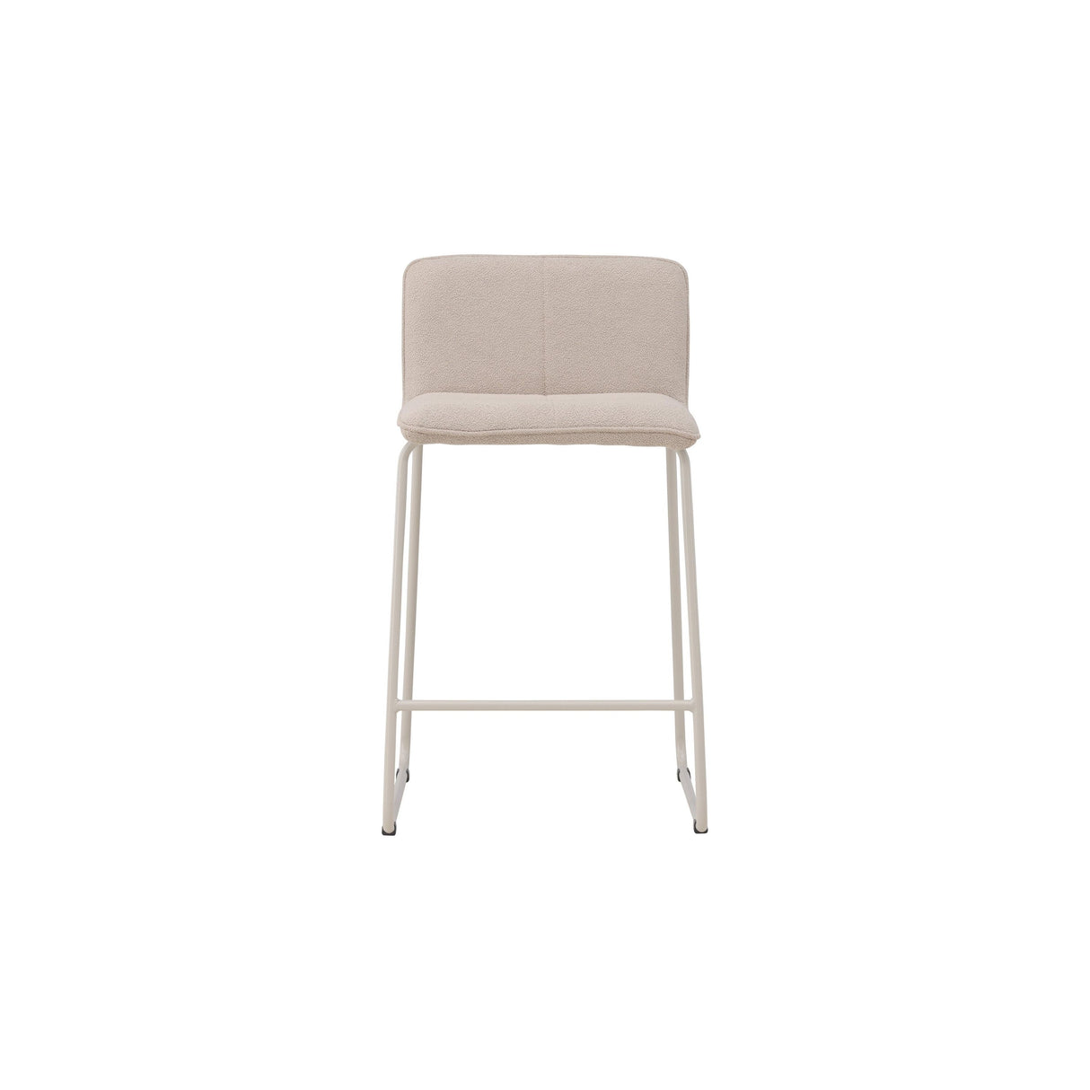 Bisbee Barstuhl 2er-Pack - Beige/Beige Boucle - ZEN ZONE Furniture