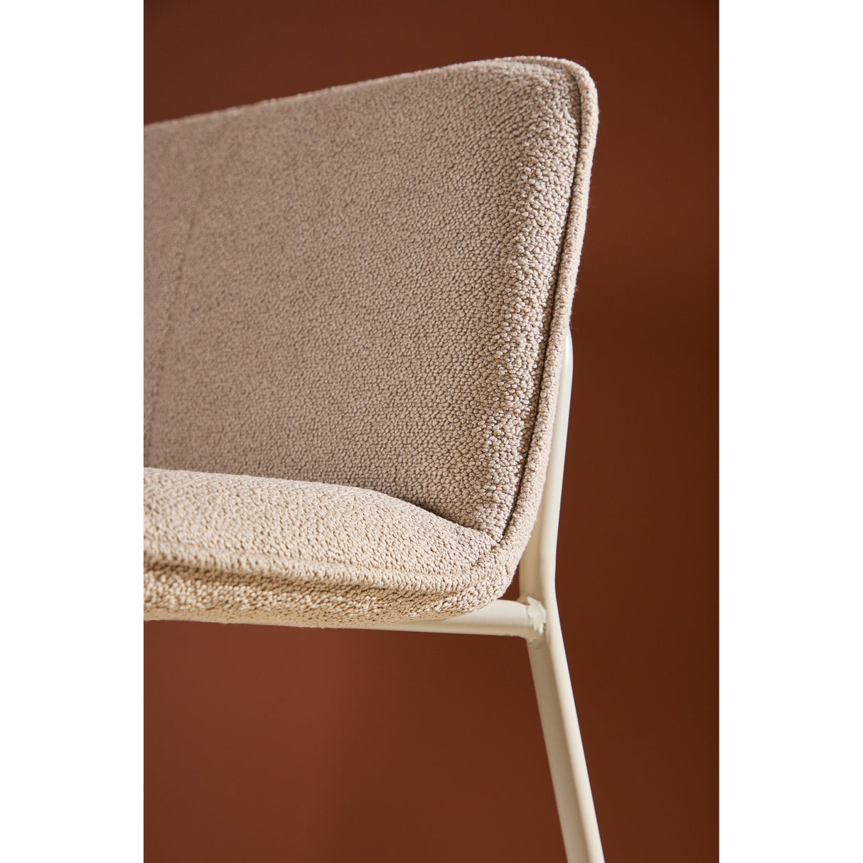 Bisbee Barstuhl 2er-Pack - Beige/Beige Boucle - ZEN ZONE Furniture