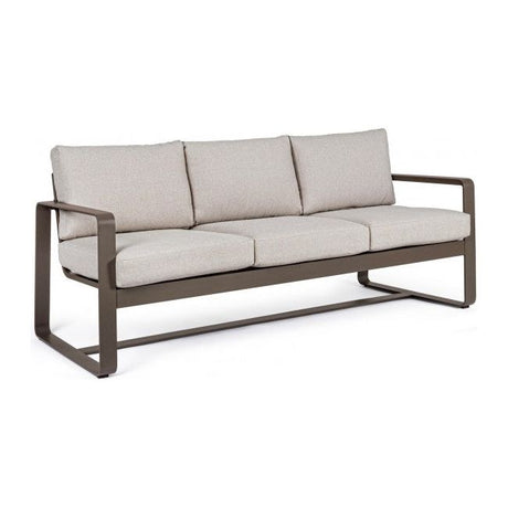 Outdoor Merrigan 3 Plätze Sofa mit Kissen Coffee YK14 - ZEN ZONE