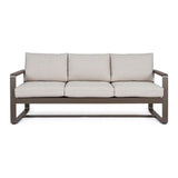 Outdoor Merrigan 3 Plätze Sofa mit Kissen Coffee YK14 - ZEN ZONE