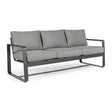 Outdoor Sofa 3 Plätze mit Kissen Merrigan Anthrazit YK13 - ZEN ZONE