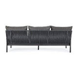 Outdoor Sofa 3er Platz mit Kissen Florencia Anthrazit WG21 - ZEN ZONE