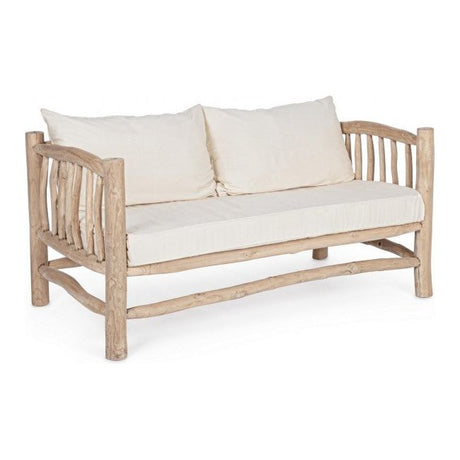 Sofa 2-Sitzer mit Kissen Sahel Natur - ZEN ZONE