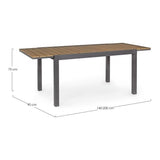 Ausziehtisch Elias 140-200x90 Anthrazit SJ61 - ZEN ZONE