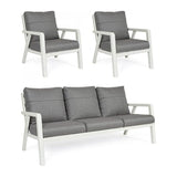 Outdoor Lounge-Set Truman 3er Set mit Kissen Lunar - ZEN ZONE