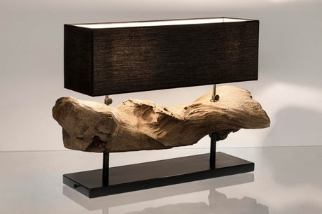 Tischlampe Kleta Schwarz Höhe 55cm - ZEN ZONE Furniture