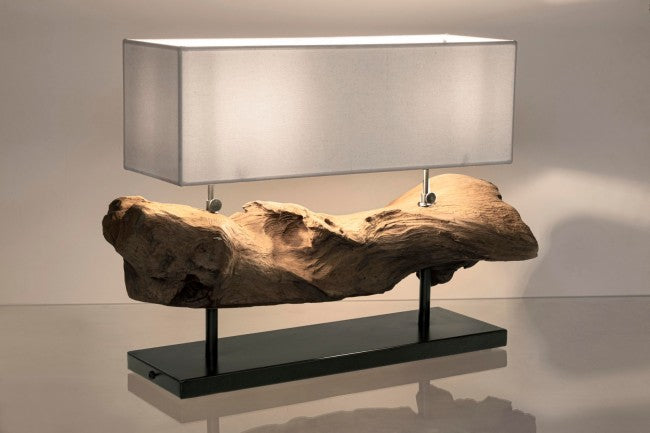 Tischlampe Kleta Weiß Höhe 55cm - ZEN ZONE Furniture