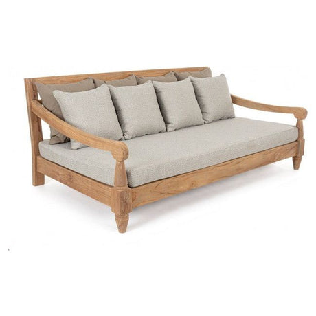 Outdoor Daybed mit Kissen Bali Natural - FSC - ZEN ZONE