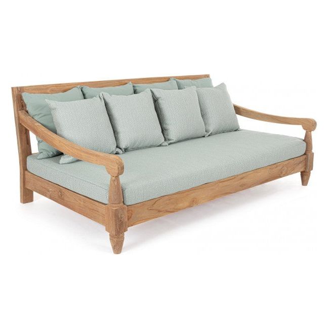 Outdoor Daybed mit Kissen Bali Aqua - FSC - ZEN ZONE